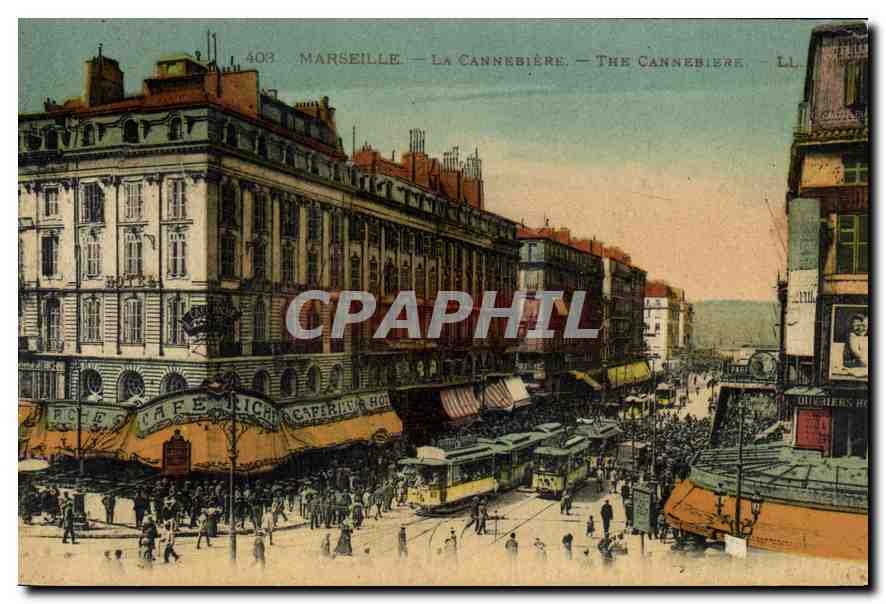 CPA Marseille La Cannebiere 