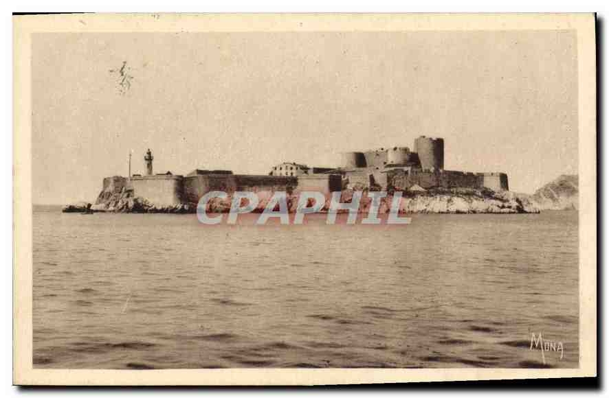 CPA Marseille L'Ile et le chateau d'If