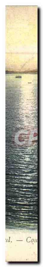 CPA Marseille Chateau d'If et les iles du Frioul Coucher de soleil