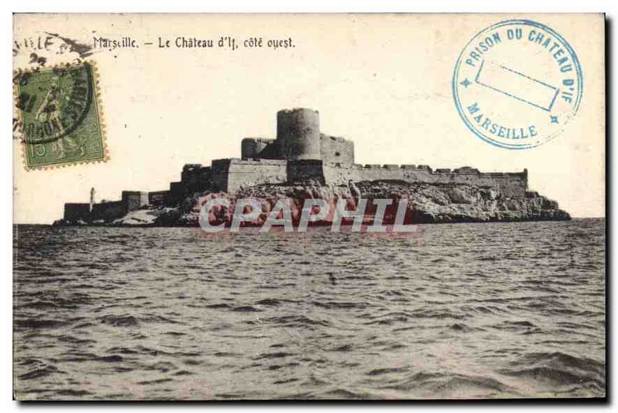 CPA Marseille Le Chateau d'If cote ouest