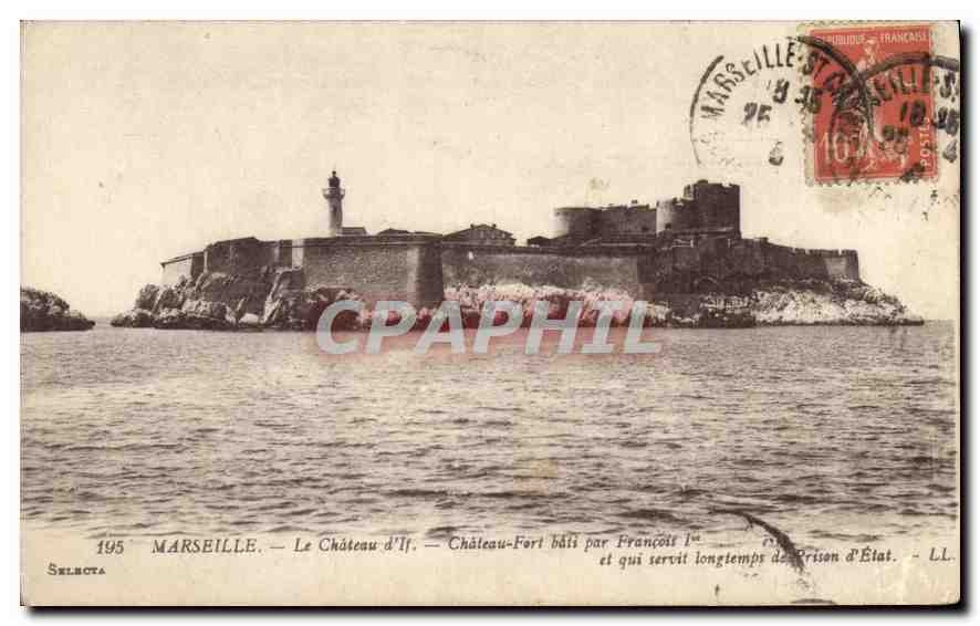 CPA Marseille Le Chateau d'If Chateau Fort bati par Francois 1er