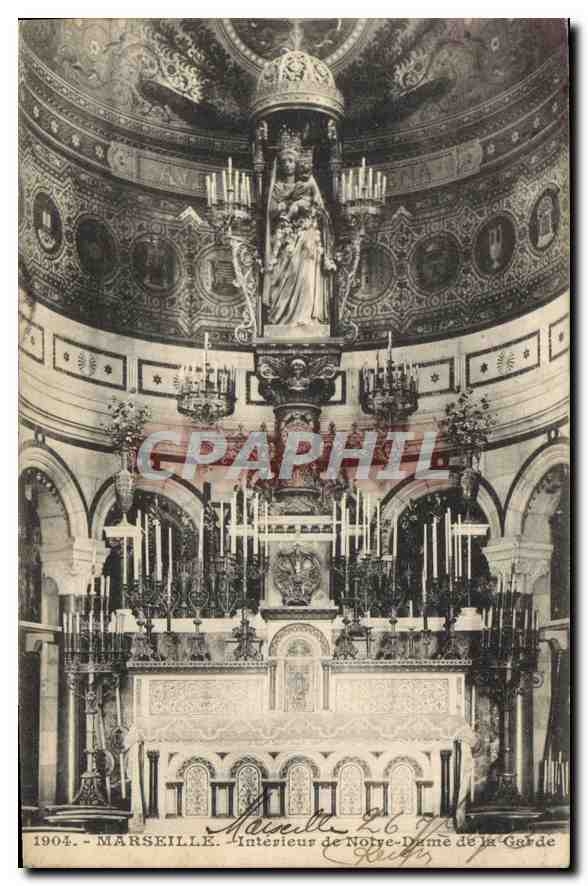 CPA Marseille Interieur de Notre Dame de la Garde