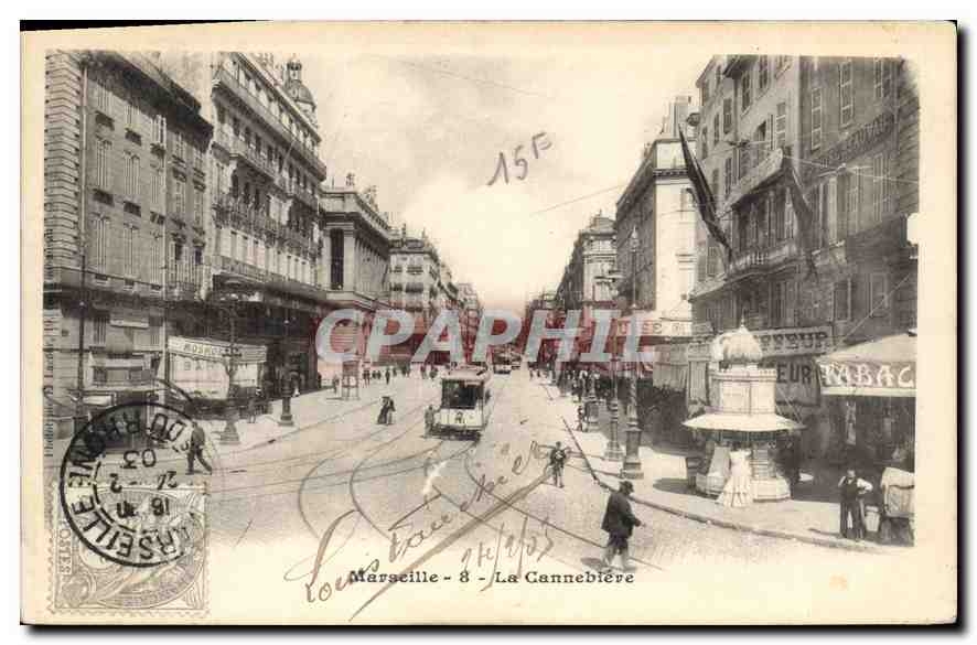 CPA Marseille La Cannebiere 