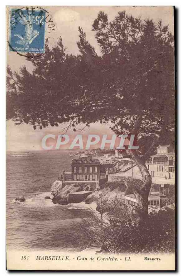 CPA Marseille Coin de Corniche 