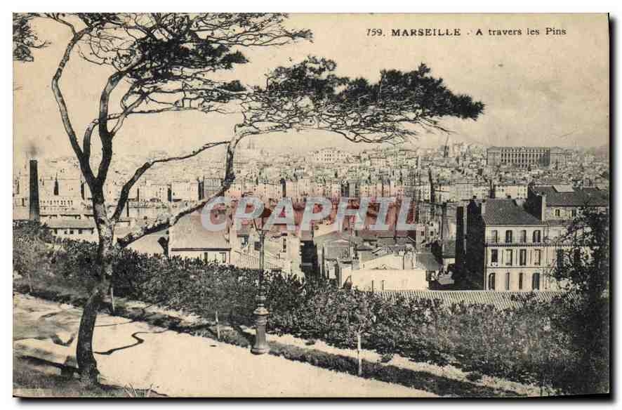 CPA Marseille A travers les Pins 