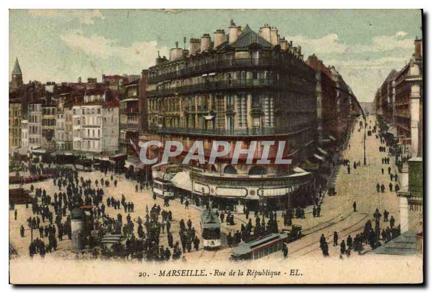 CPA Marseille Rue de la Republique 