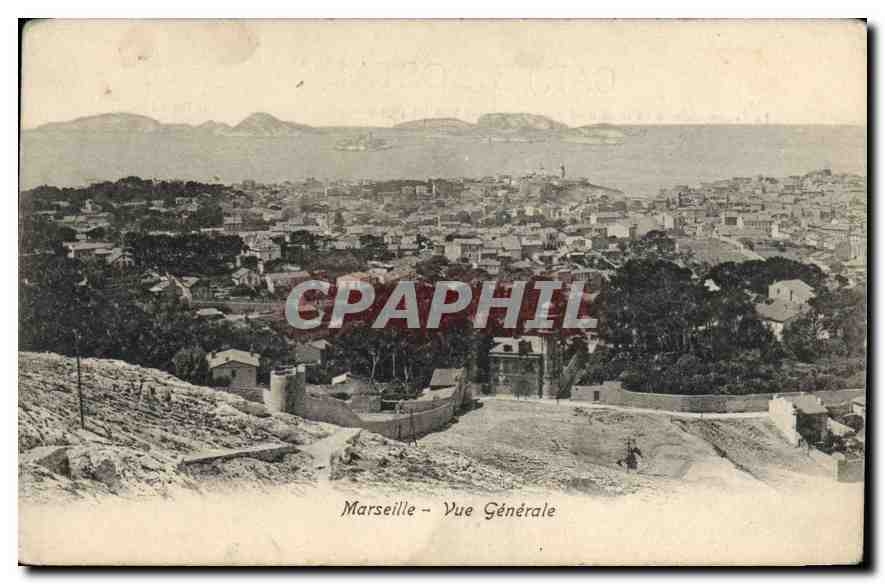 CPA Marseille Vue Generale 