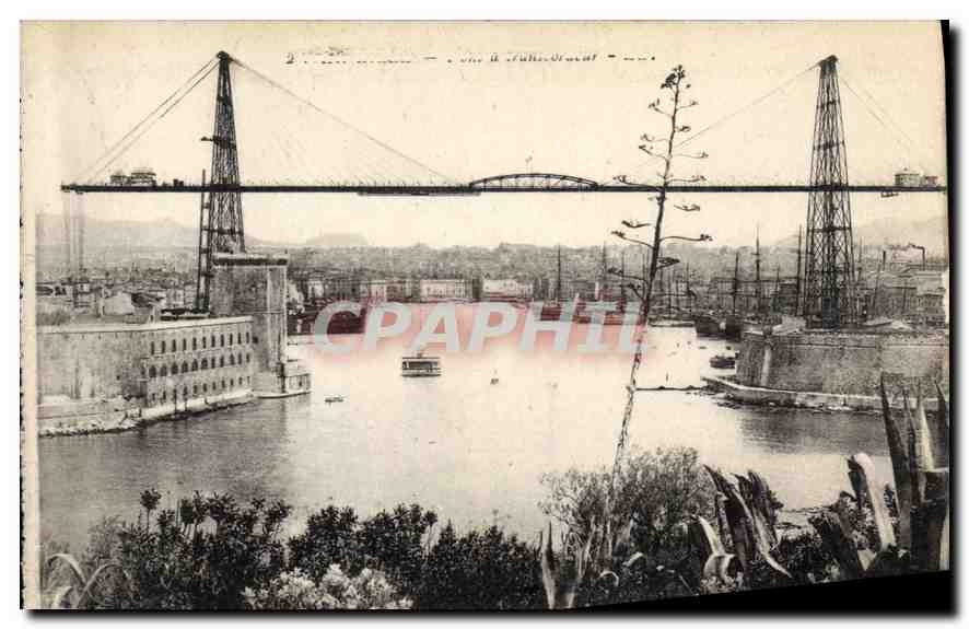 CPA Marseille Le pont transbordeur