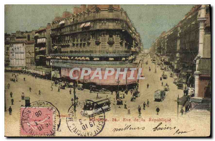 CPA Marseille Rue de la Republique 