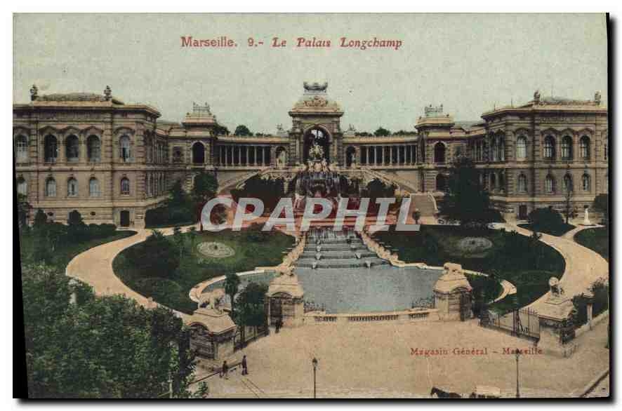 CPA Marseille Le Palais Longchamp 