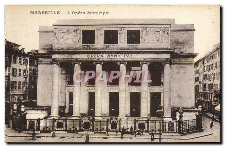 CPA Marseille L'Opera Municipal 
