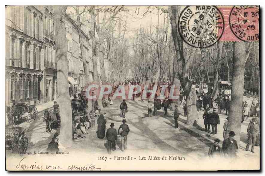 CPA Marseille Les Allees de Meilhan 