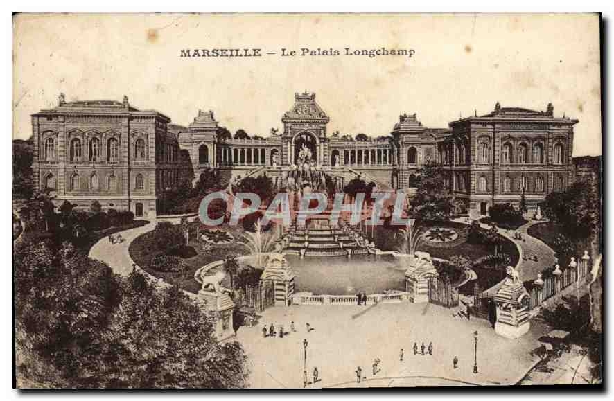 CPA Marseille Le Palais Longchamp 