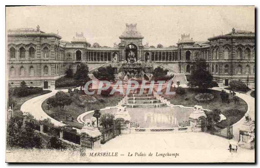 CPA Marseille Le Palais de Longchamp 
