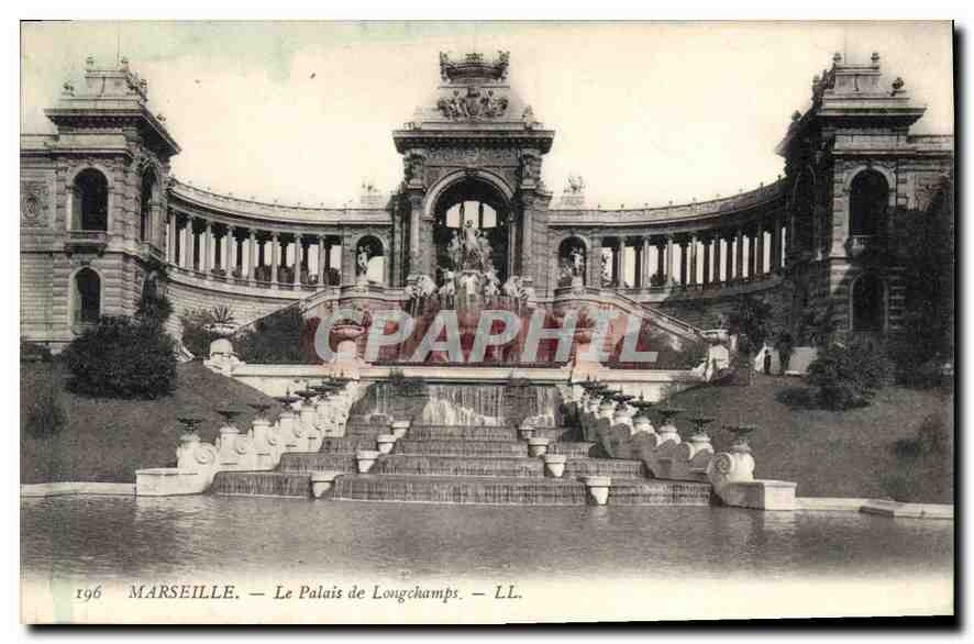 CPA Marseille Le Palais de Longchamp 