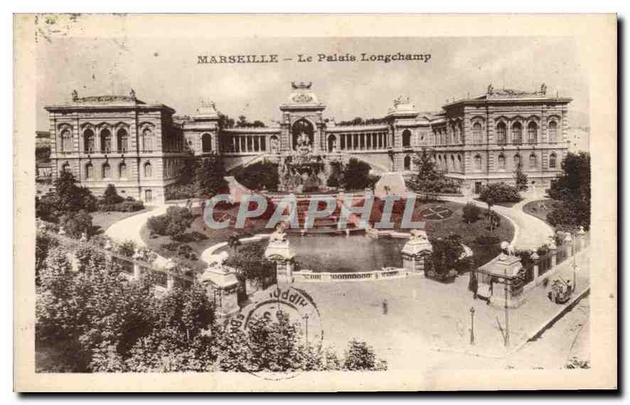 CPA Marseille Le Palais Longchamp 