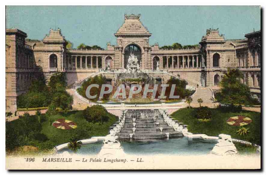 CPA Marseille Le Palais Longchamp 