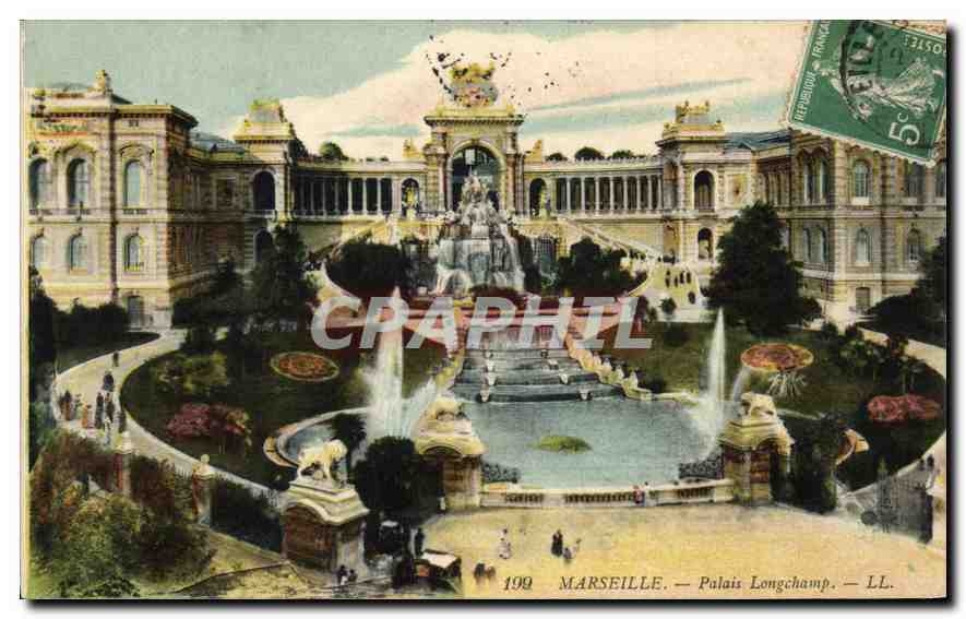 CPA Marseille Palais Longchamp 