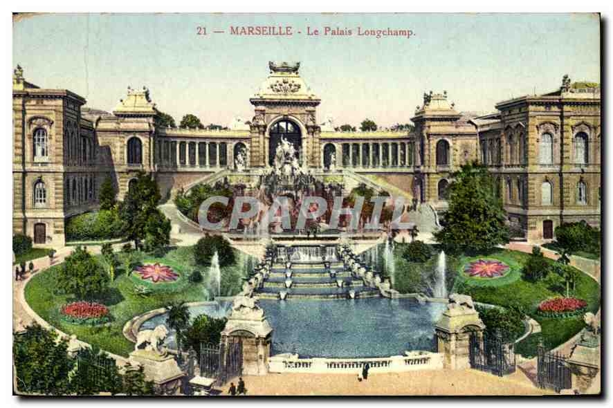CPA Marseille Le Palais Longchamp 