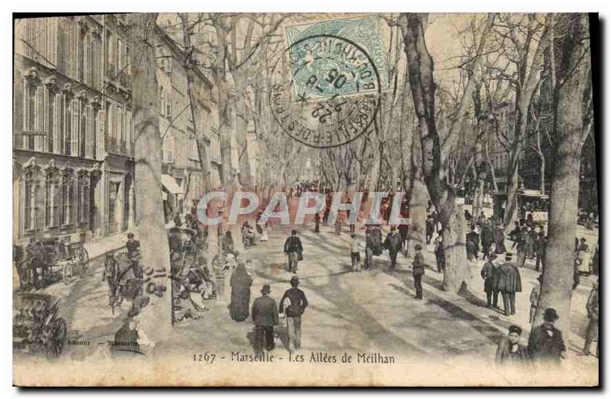CPA Marseille Les Allees de Meilhan 