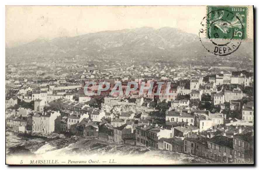CPA Marseille Panorama Ouest 