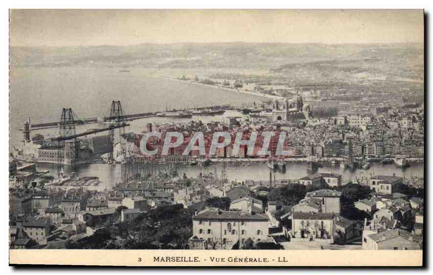 CPA Marseille Vue Generale 