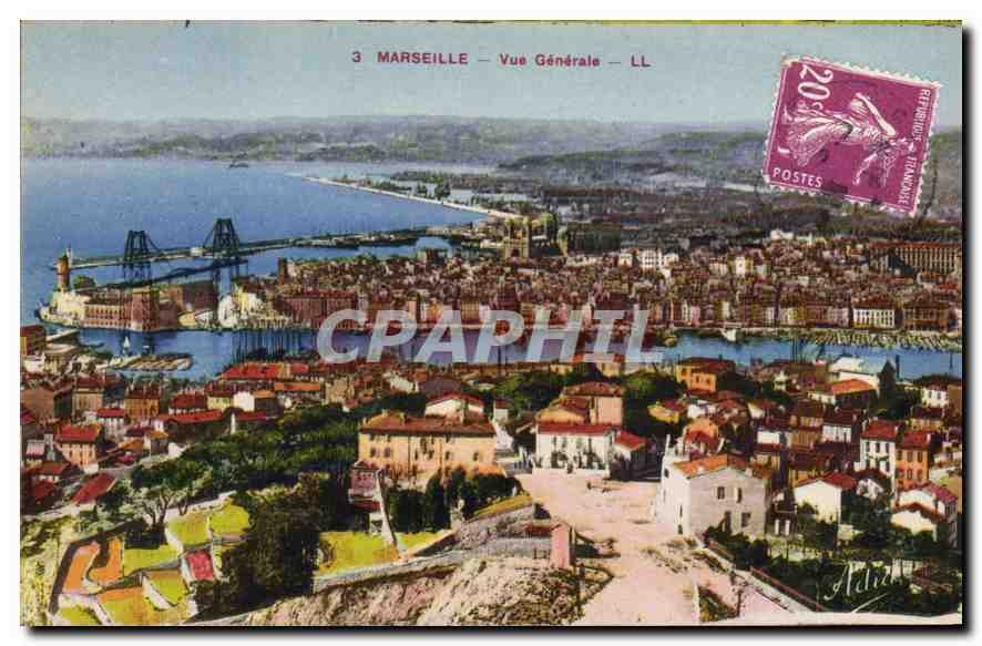 CPA Marseille Vue Generale 