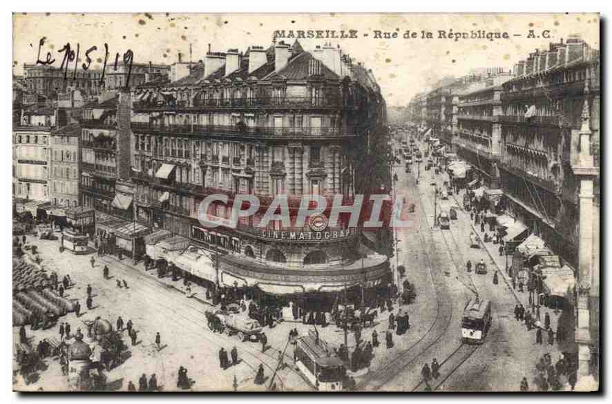 CPA Marseille Rue de la Republique 