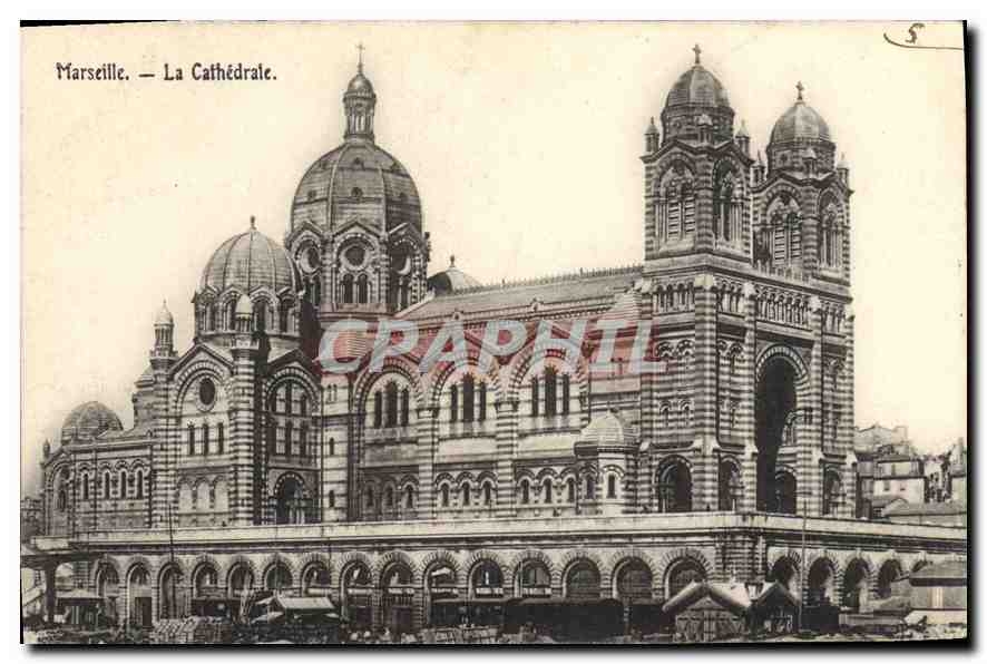 CPA Marseille La Cathedrale 