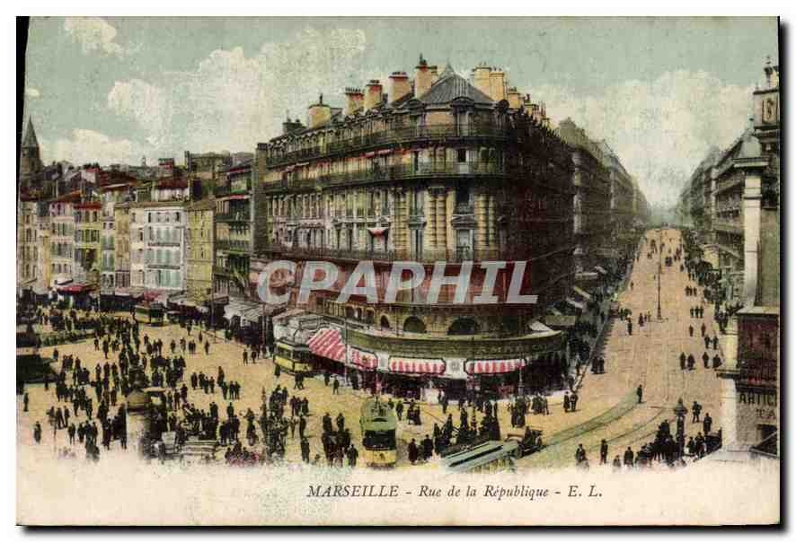 CPA Marseille Rue de la Republique 