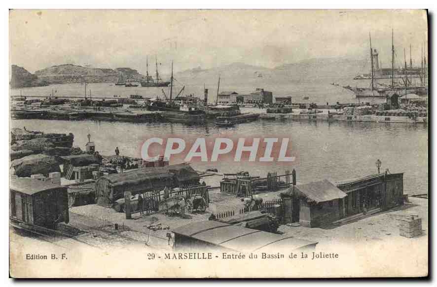 CPA Marseille Entree du Bassin de la Joliette