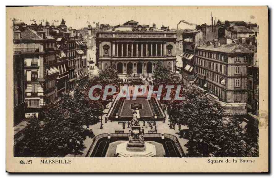 CPA Marseille Square de la Bourse 