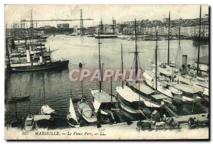 CPA Marseille Le Vieux Port 