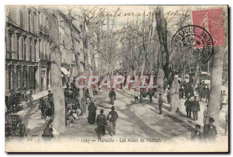 CPA Marseille Les Allees de Meilhan 