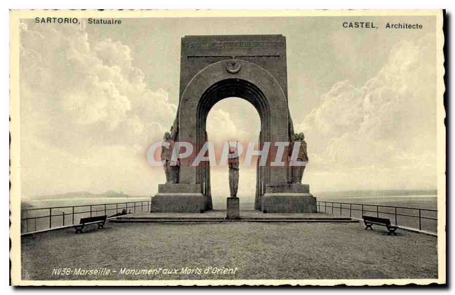 CPA Marseille Monument aux Morts d'Orient 