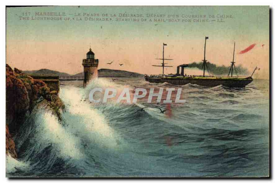 CPA Marseille Le Phare de la Desirade 