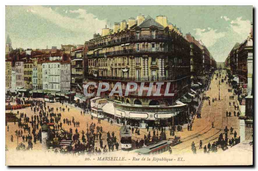 CPA Marseille Rue de la Republique 