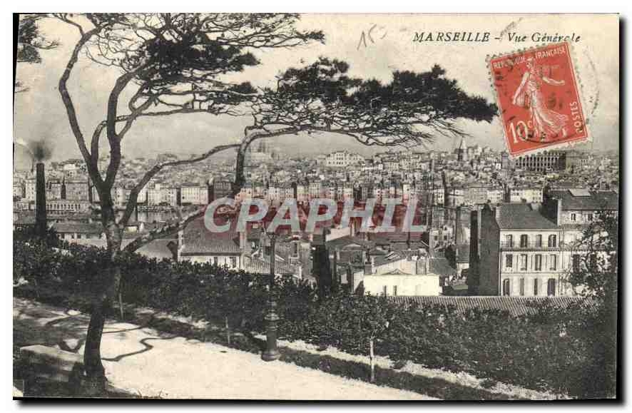 CPA Marseille Vue Generale 
