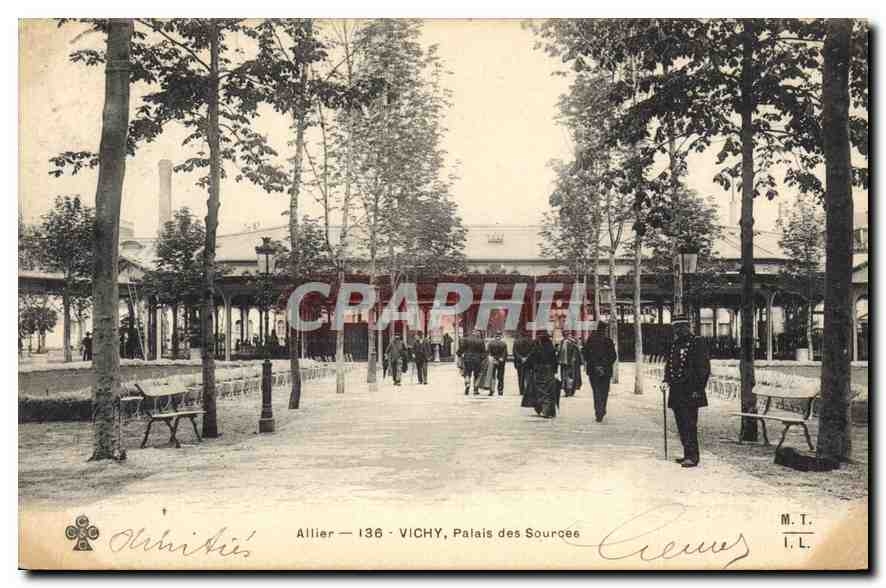 CPA Vichy Palais des Sources 
