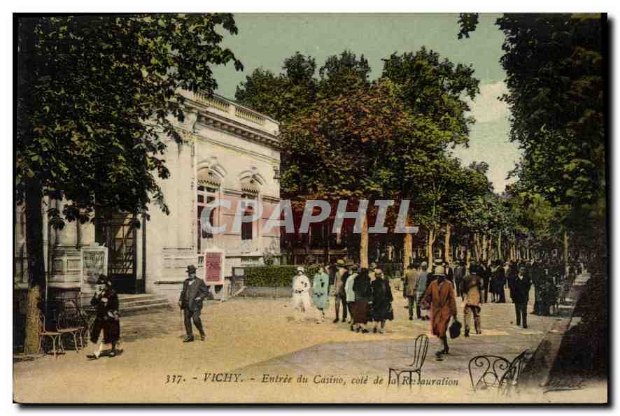 CPA Vichy Entree du Casino 
