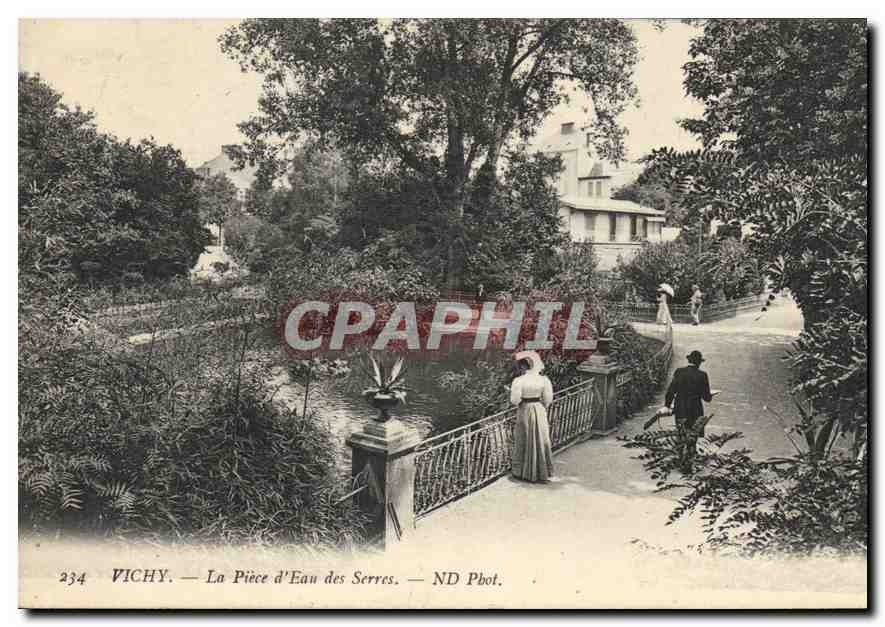 CPA Vichy La Piece d'Eau des Serres 