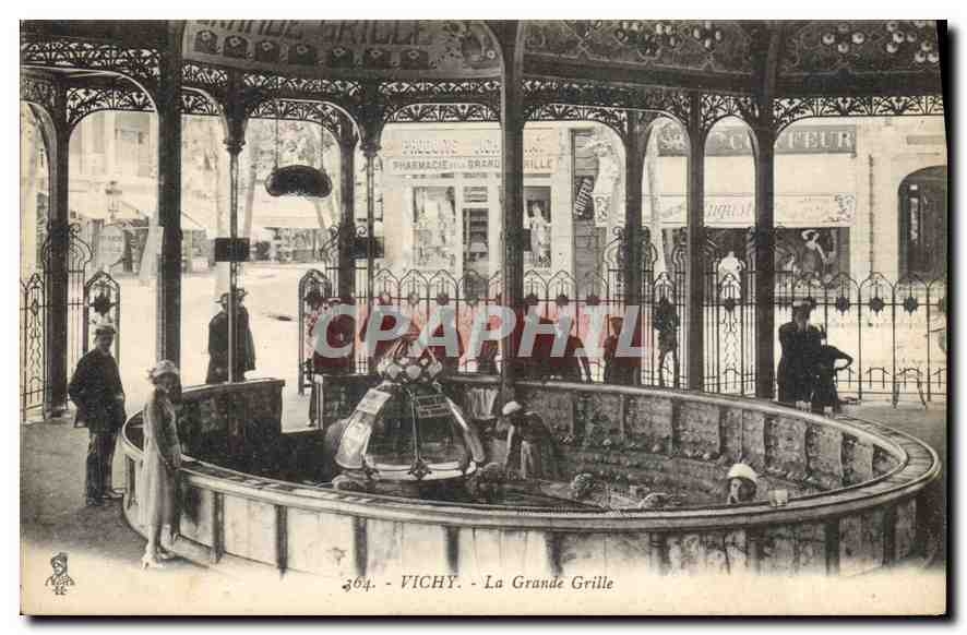 CPA Vichy La Grande Grille 