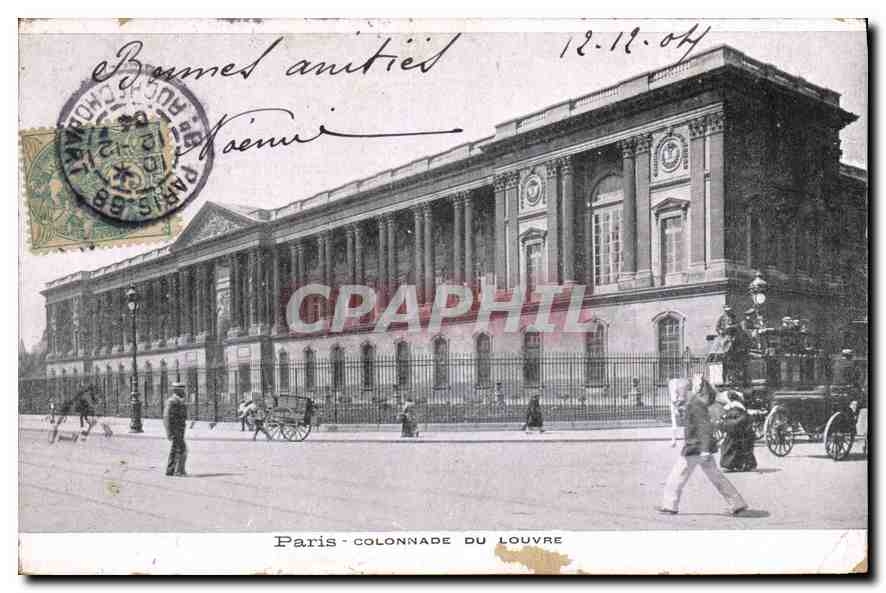 CPA Paris Colonnade du Louvre