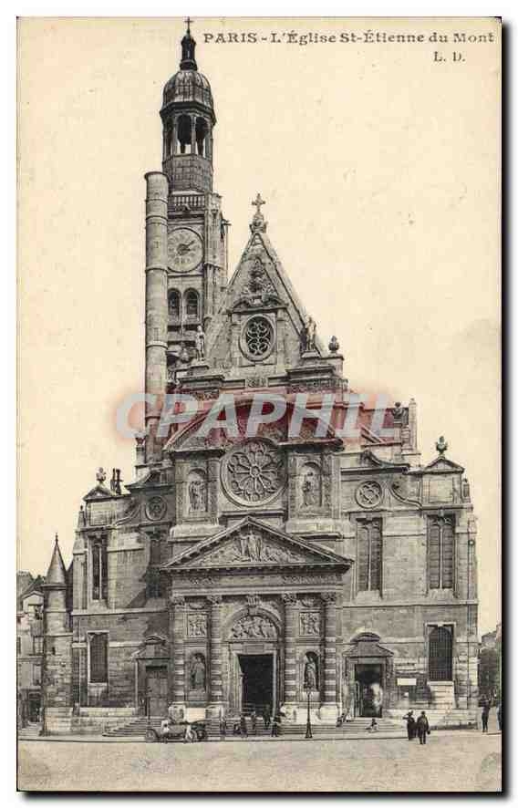 CPA Paris L'Eglise St Etienne du Mont 