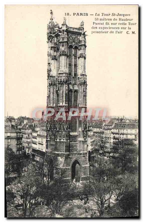 CPA Paris La Tour St Jacques 