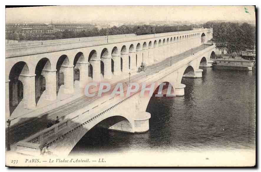 CPA Le Viaduc d'Auteuil Paris