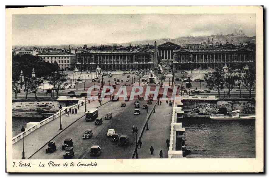 CPA Paris La Place de la Concorde 