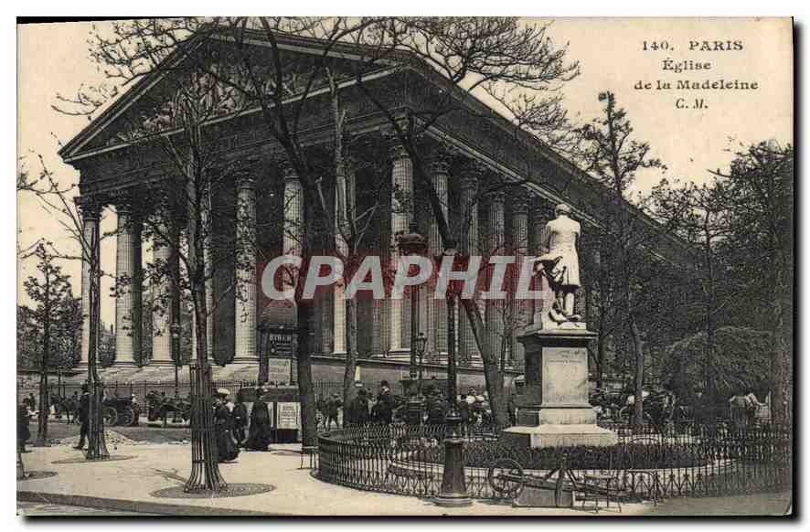 CPA Paris Eglise de la Madeleine 