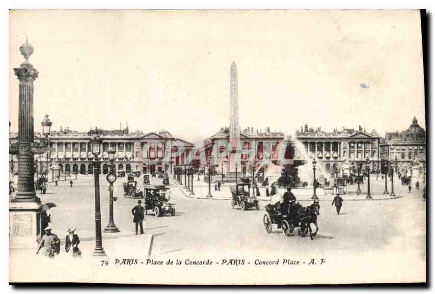 CPA Paris Place de la Concorde 