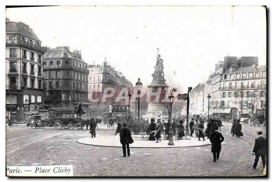 CPA Paris Place Clichy 